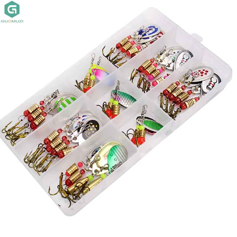 Angeln Lockt Set Weiche Harte Köder Metall Jig Löffel Getriebe Layered Für Bass Pike Crankbait Tackle Zubehör