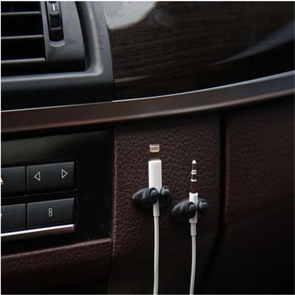 8Pcs Car Wire Cable Holder Tie Clips for Hyundai SantaFe Veracruz Mistra Veloster Rohens AZERA Avante Accent