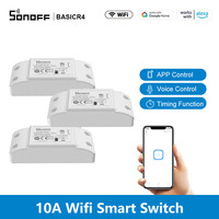 SONOFF BASICR4 WiFi Light Switch DIY Smart Module eWeLink APP Control On/off Voice Control Switch Mode Home Timer Controller
