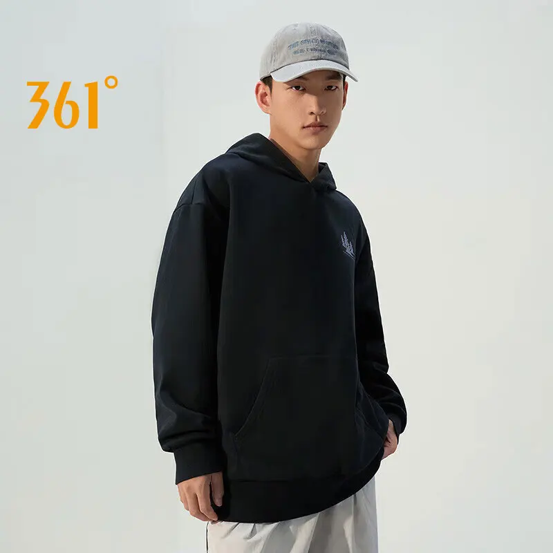 361 Degrees NEW Gong Jun Men Women Sports Sweater Autumn Winter Pullover Loose Comfortable Warm Male Female Hoodies 632339805