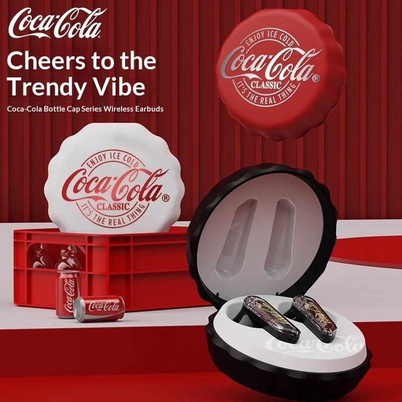 Coca-Cola T13 ワイヤレスイヤホン レッド コカコーラ T13 ワイヤレスイヤホン Bluetooth キャップ形 レッド 赤