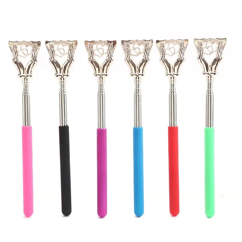 Extendable Massage Claw Back Scratcher Stainless Steel Claw Back Scraper Extendable Telescopic Itch Stick Health Products Hackle view 5