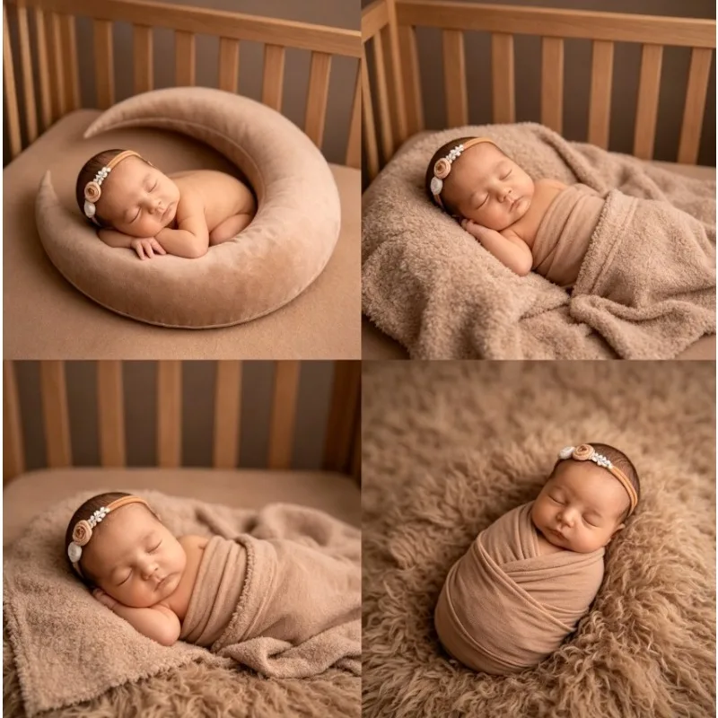 

Kids Photography Prop Moon Crescent Bolster Lightweight Props for Themed Shoots