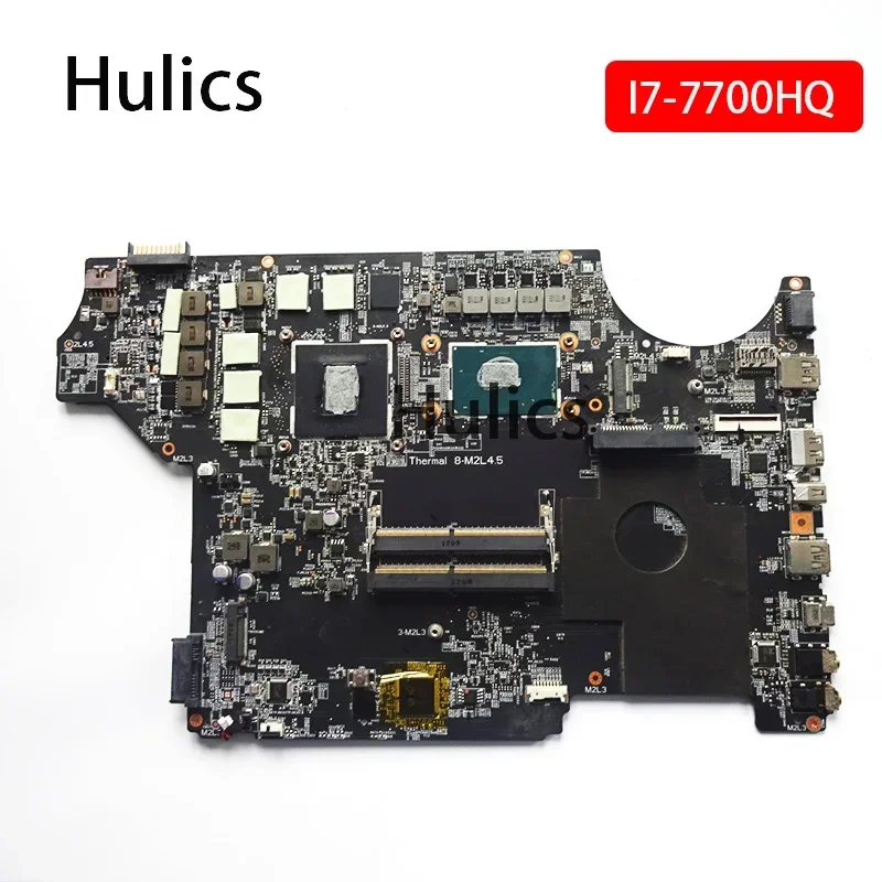 Hulics Used For MSI GE62VR GE72VR MS-16JB MS-16JB1 VER 1.0 Laptop Motherboard W/ CPU SR32Q I7-7700HQ N17E-G1-A1