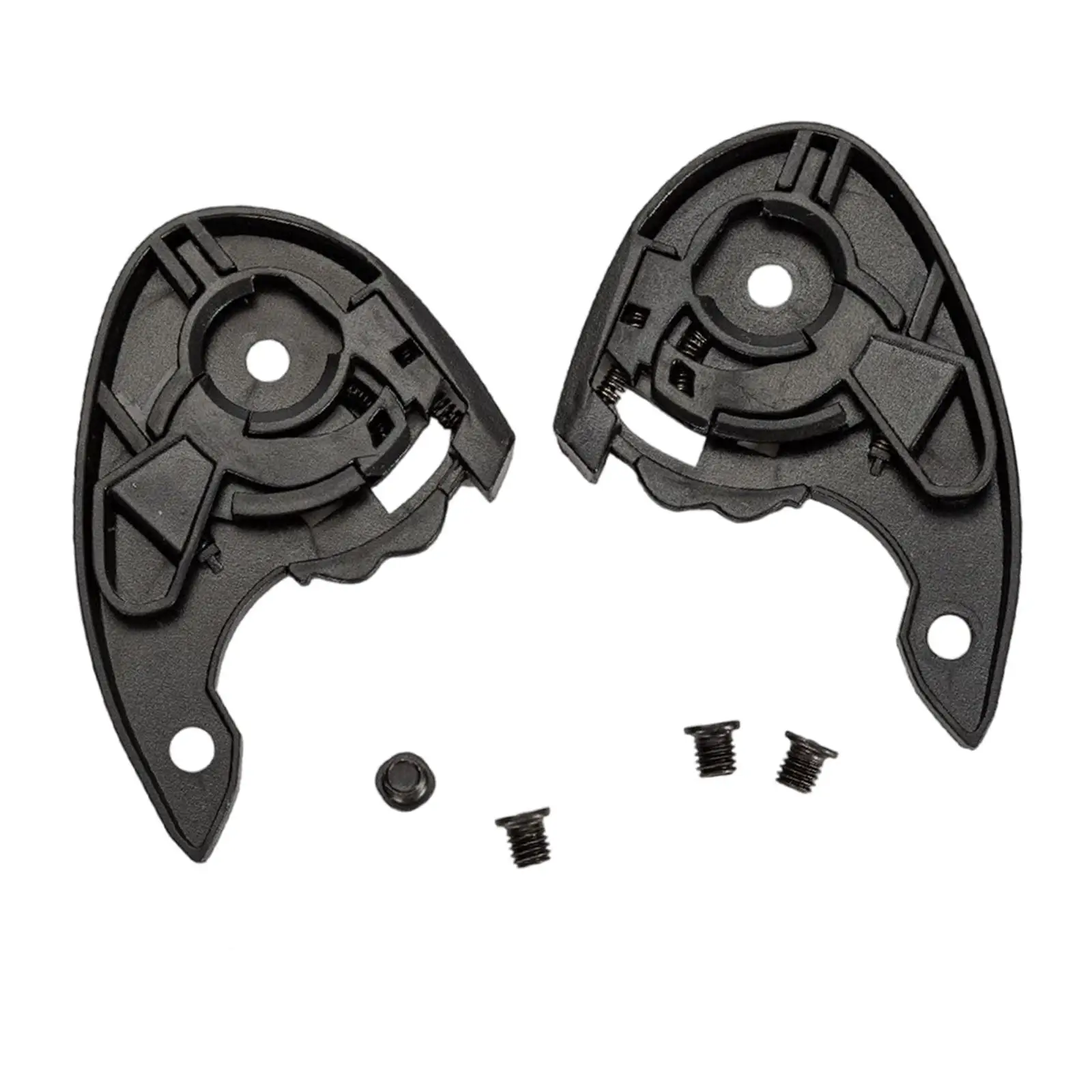 2Pcs Motorcycle Helmet Lens Bases High Performance Accessory, Practical Black Sturdy Lens Base Plate for Torc T15/18/128