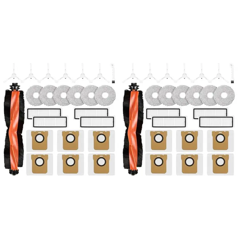 

Набор из 2 аксессуаров для робота-пылесоса X20+ / X10+, включая основную щетку, насадку для мытья полов, мешки для сбора пыли, боковые щетки и фильтры - [Toolmr A83]