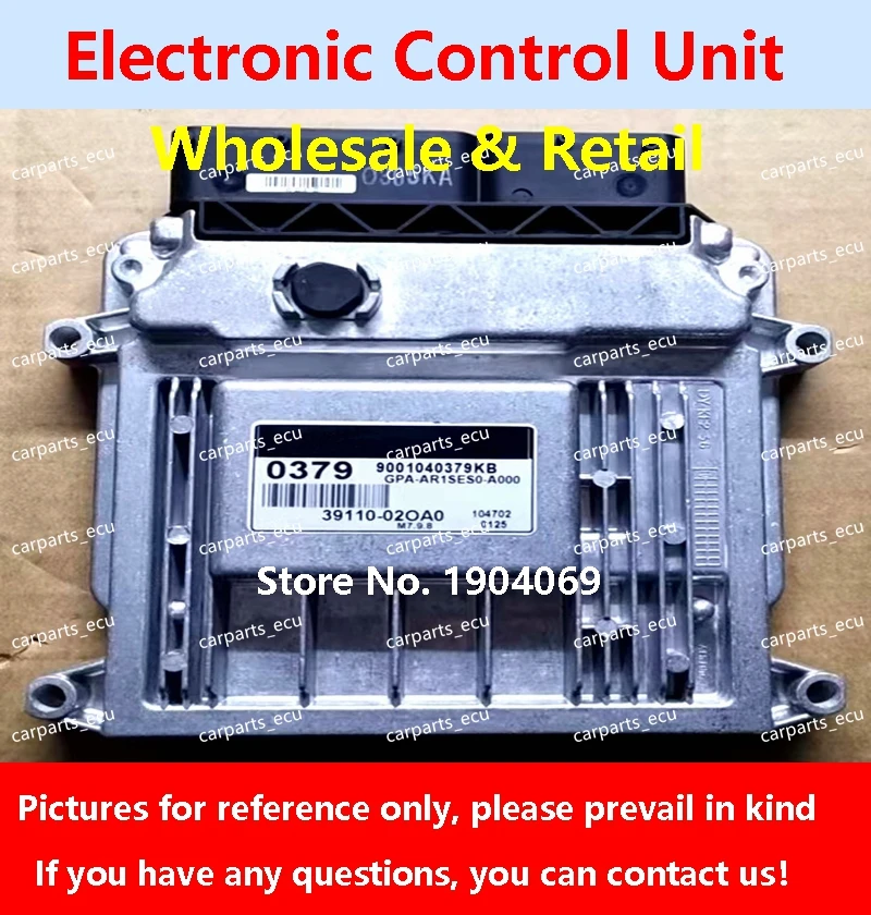 

424 39110-02TA0 ECU A35 39132-26AN0 3705 39113-2B050 For Hyundai Elantra KIA Car Engine Computer Board/M7.9.8 0379 39110-02OA0
