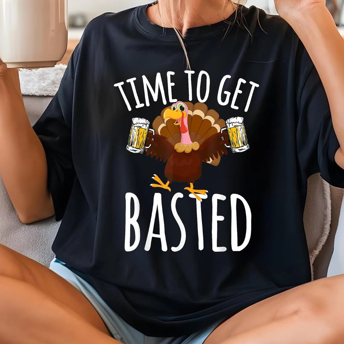 تركيا المرق الفاصوليا واللفائف مضحك الشكر الشارع الشهير النساء تي شيرت Harajuku ملابس قصيرة الأكمام الصيف تيز بلايز عادية