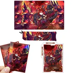 50Pcs Yu-Gi-Oh 90X63Mm Q Version Promethean Princess Cards Sleeve Partition Anime Game Characters Collection Card Mat