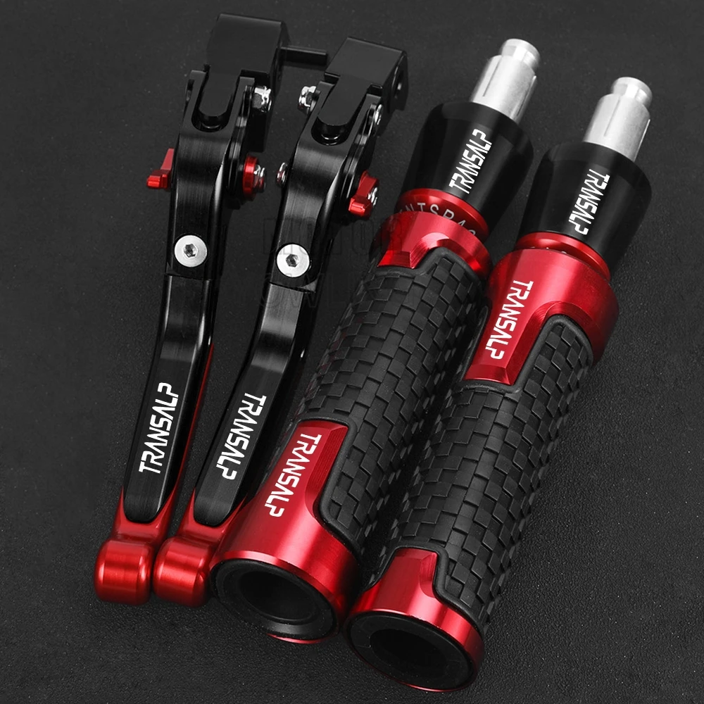 For Honda TRANSALP 600 650 700 xlv650 1995-1997 1998 1999 Accessories Adjustable Brake Clutch Lever Handlebar Handle Bar Grips