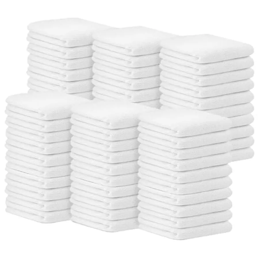 

Bar Towels Pack of 60 Size 14x17 Inches 100 Cotton Absorbent and Reusable Cleaning Rags Multipurpose Cleaning Towels Terry Clot