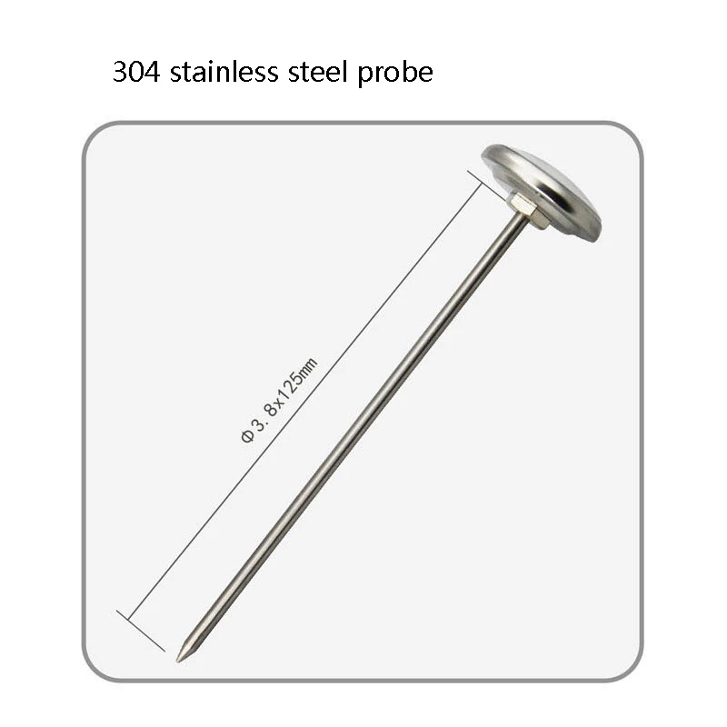 Stainless Steel Thermometer Kitchen Probe Food Tea Water Meat Milk Coffee Foam BBQ Temperature Tester -10 to 120 ° C