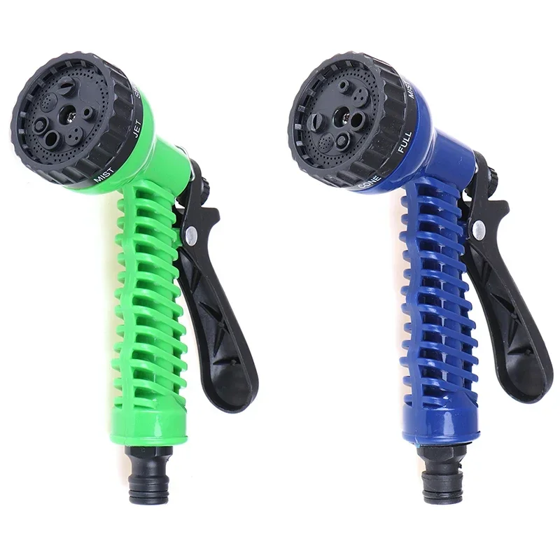 7 Function Garden Spray Hose Nozzle Water Sprayer Hoselock Gun With Soft Grip
