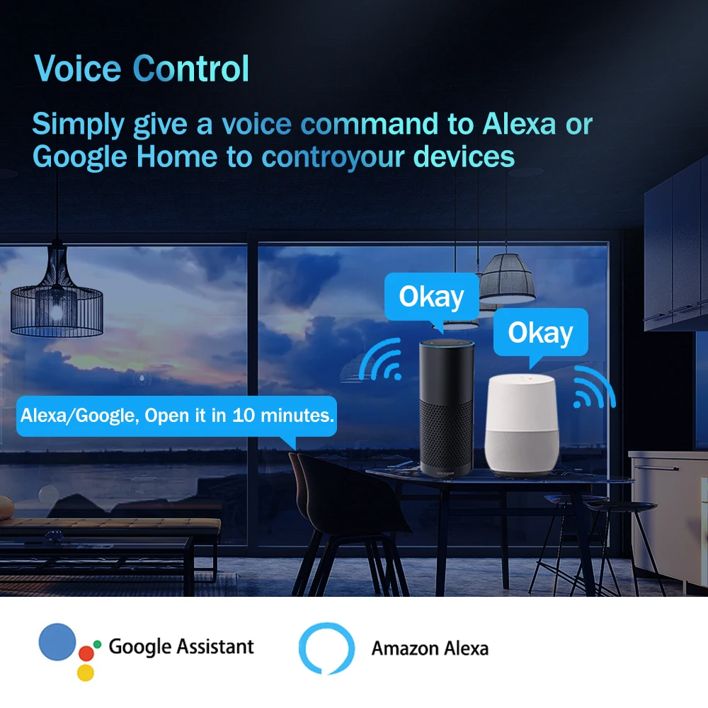 eWeLink WiFi Smart Remote Control 2P 125A AC 230V ATS Dual Power Automatic Transfer Electrical Selector Switch Uninterrupted