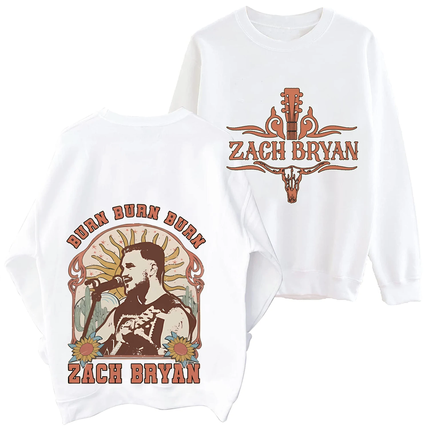 2024 Zach Bryan O-Neck Long Sleeve Spring and Autumn Men Clothing  Hoodies Women Printing