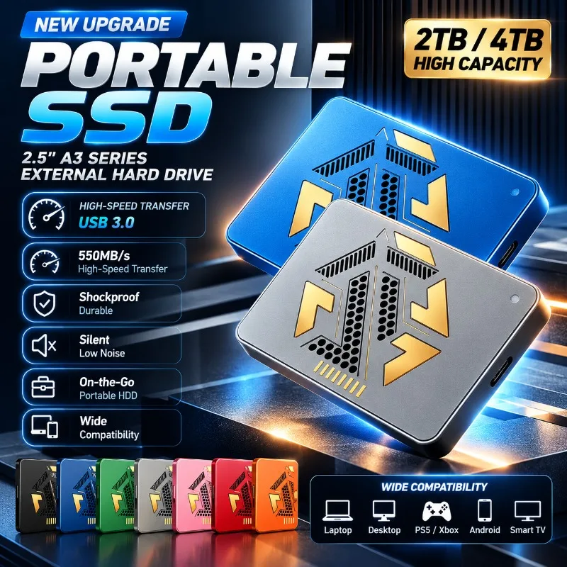 High-Speed A3 Series Transfer 2.5"  Elements External Hard Drive USB3.0  On-the-Go Portable HDD 500GB 1TB 2TB 4TB