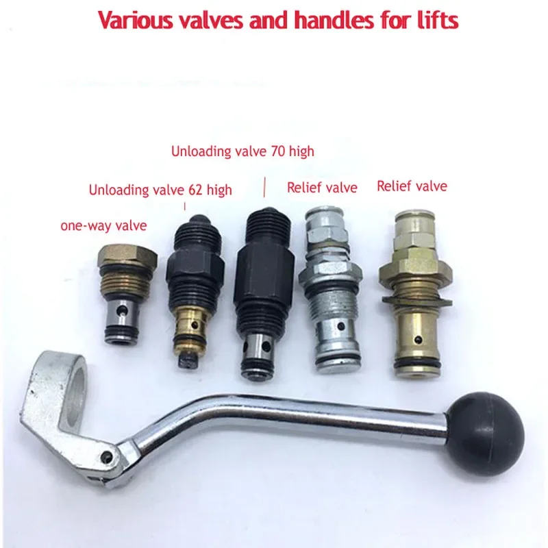 Power  Unit Lift One-way Valve Pressure Limiting Valve Lowering  Relief Valve Oil Return Valve Unloading Valve Drop