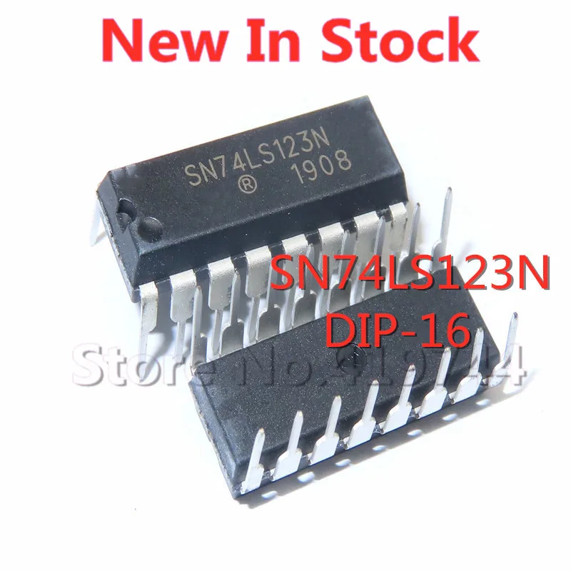 5PCS/LOT SN74LS123N HD74LS123P 74LS123 DIP-16 Resettable Flip Flop In Stock NEW Original IC