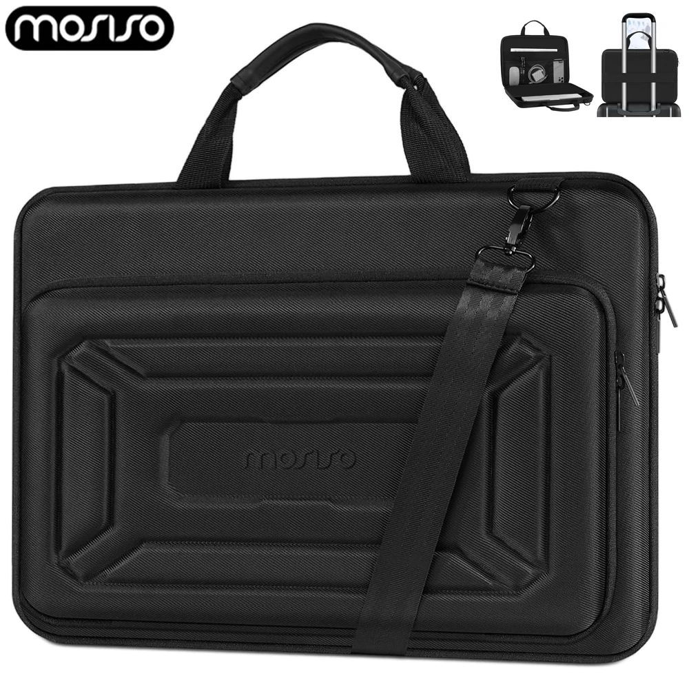 

15 15.6 16 inch Hard Shell Laptop Bag Shoulder for MacBook Air Pro M4 M3 M2 M1 HP Dell Acer Asus Protective Carrying Case Cover