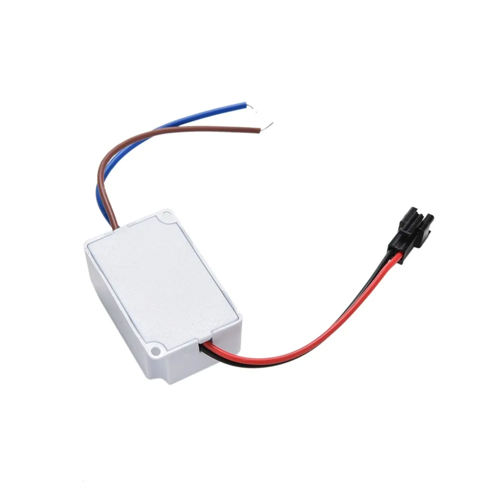 محول إلكتروني محول إمداد طاقة ليد ، بسيط AC 85V-forker V إلى DC 3-14V 300mA ، 3X1W ، شريط إضاءة