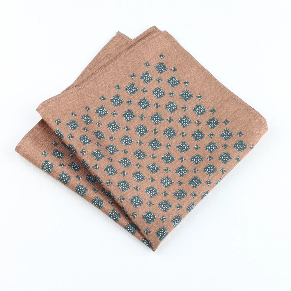 ผ้าเช็ดหน้าขนาดใหญ่ 27 ซม. สำหรับผู้ชาย สวมใส่กับชุดสูท เสื้อเชิ้ต ผ้าเช็ดหน้าแบบเป็นทางการ ลายดอกไม้สไตล์วินเทจ พิมพ์ลายเพสลีย์ ผ้าไหมเนื้อนุ่ม ใช้เป็นผ้าพันคอหรือกระเป๋า