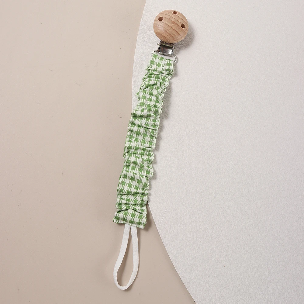 Fabric Pacifier Clip, Stylish & Soft Pacifier Holder