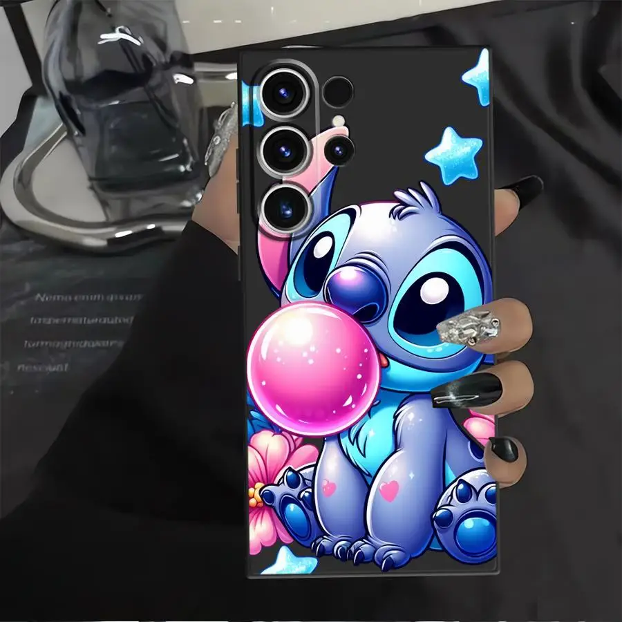 Disney Stitch Cute Funny Case for Samsung Galaxy S23 FE S22 S25 Ultra S24 Plus S25+ S20 S9 S21 S24+ Soft Back Phone Cover
