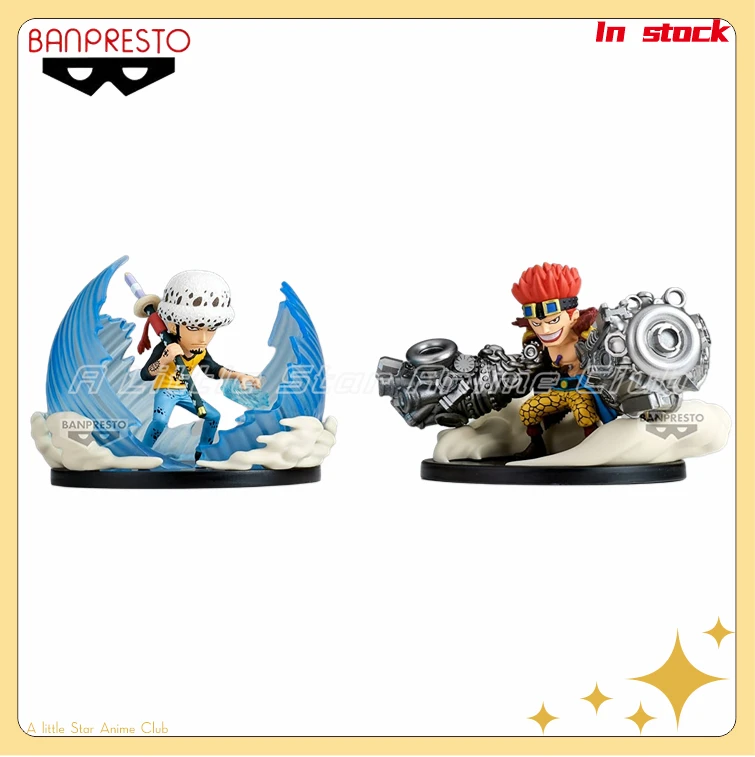 

В наличии оригинальная подарочная фигурка BANDAI BANPRESTO WCF ONE PIECE TRAFALGAR.LAW/Eustass Kid Worst Generation, модель