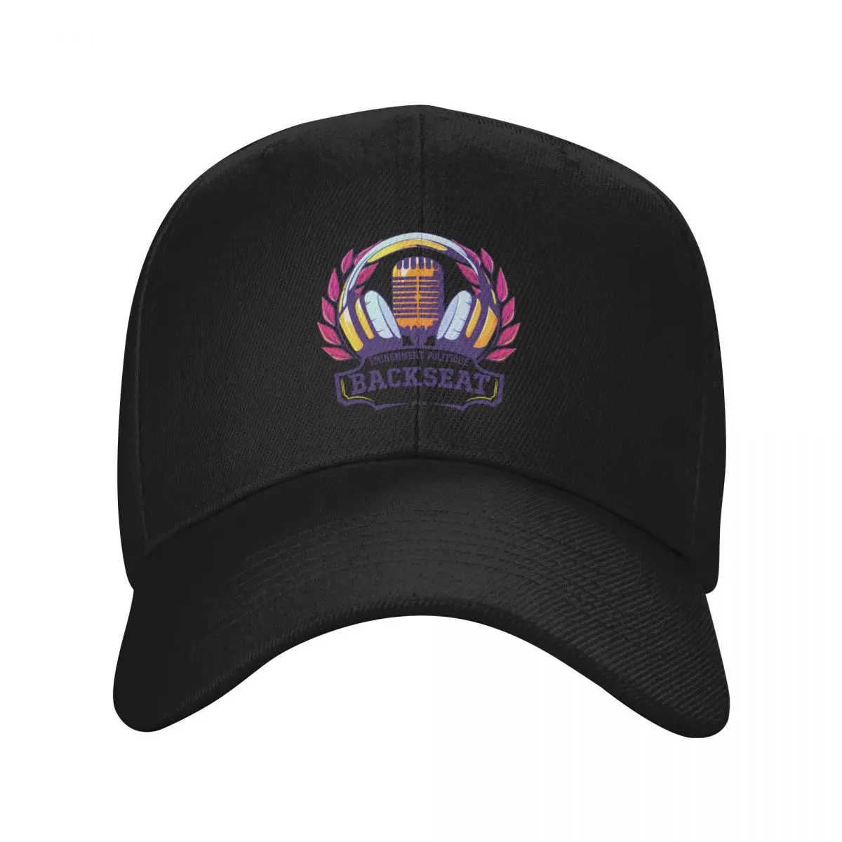 Backseat university - large logo Baseball Cap birthday foam party Hat custom Hat Custom Cap Woman Hats Men's