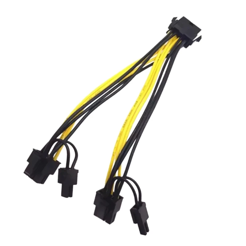 8Pin to Two 8Pin 6+2Pins PCIExpress Power Converter PCIE VGA Splitters Power Cable for Graphics Cards GPU 8Pin Cable