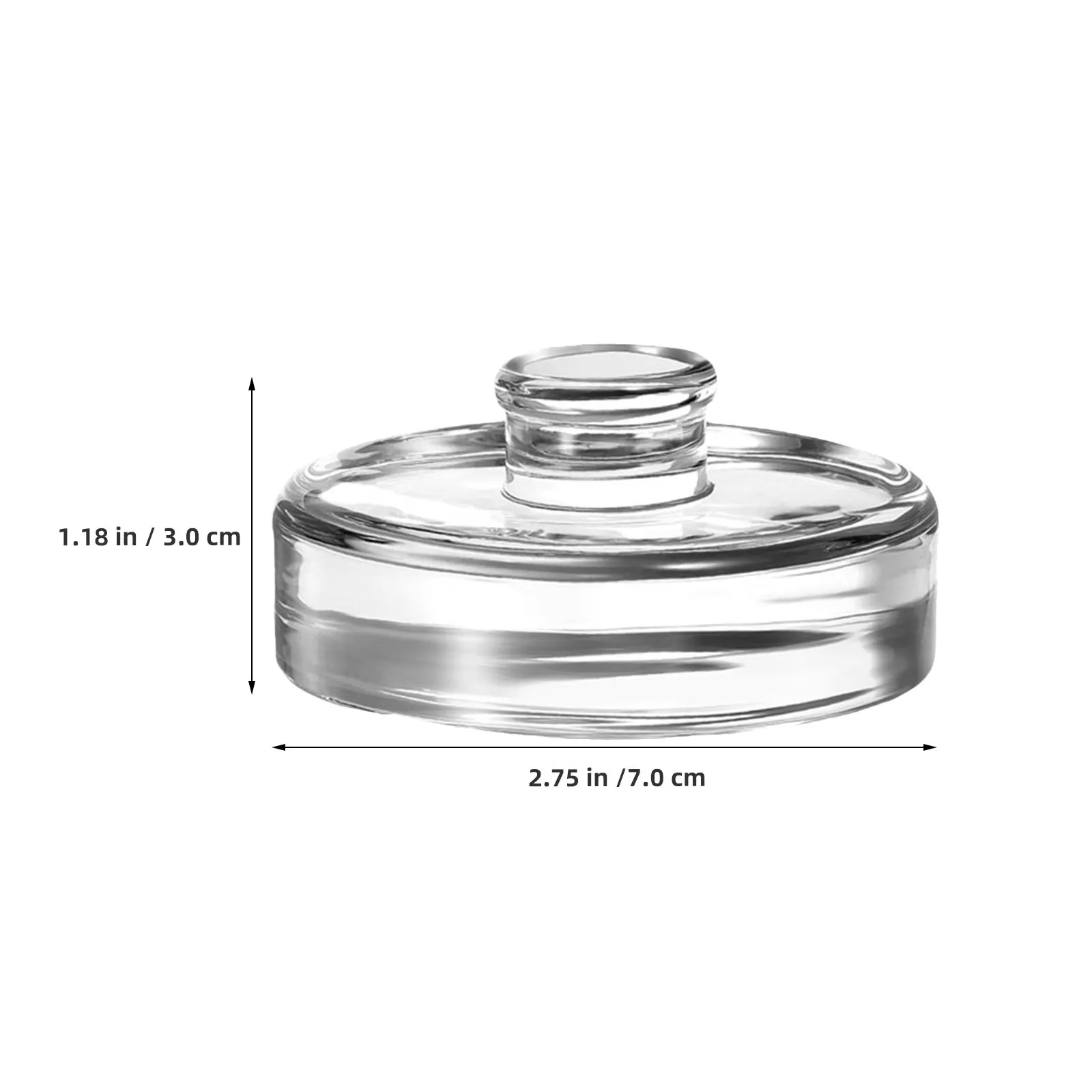 4Pcs Jar Glass Weights Wide Mouth Fermentation Canning Weights Heavy Food Storage for Home Jar Lids with Pour Spout