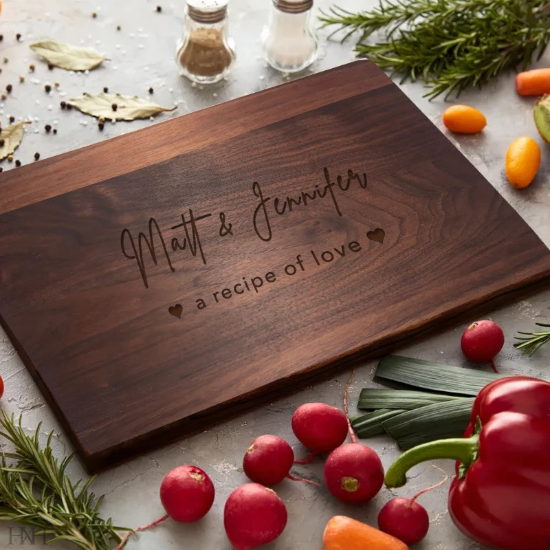 PERSONALIZED GIFT Wooden Cutting Board, Custom Cutting Board for Wedding Gift, Bridal Shower Gift, Housewarming Gift