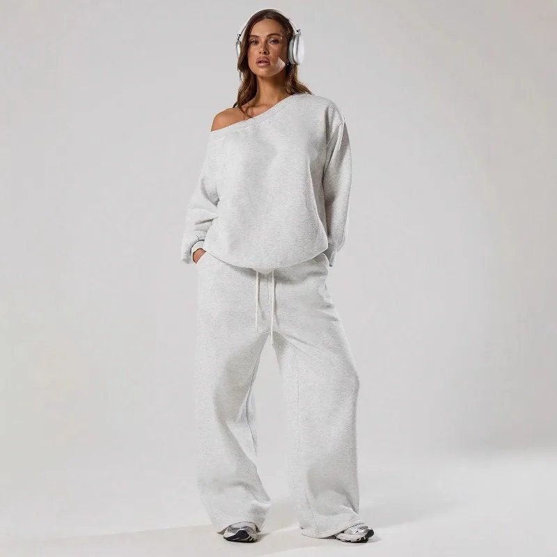 

KEXU модная женская одежда-карго, топ с длинными рукавами и длинные брюки, мотобайкерский свободный осенний уличный комбинезон 2025 года, костюм из двух предметов