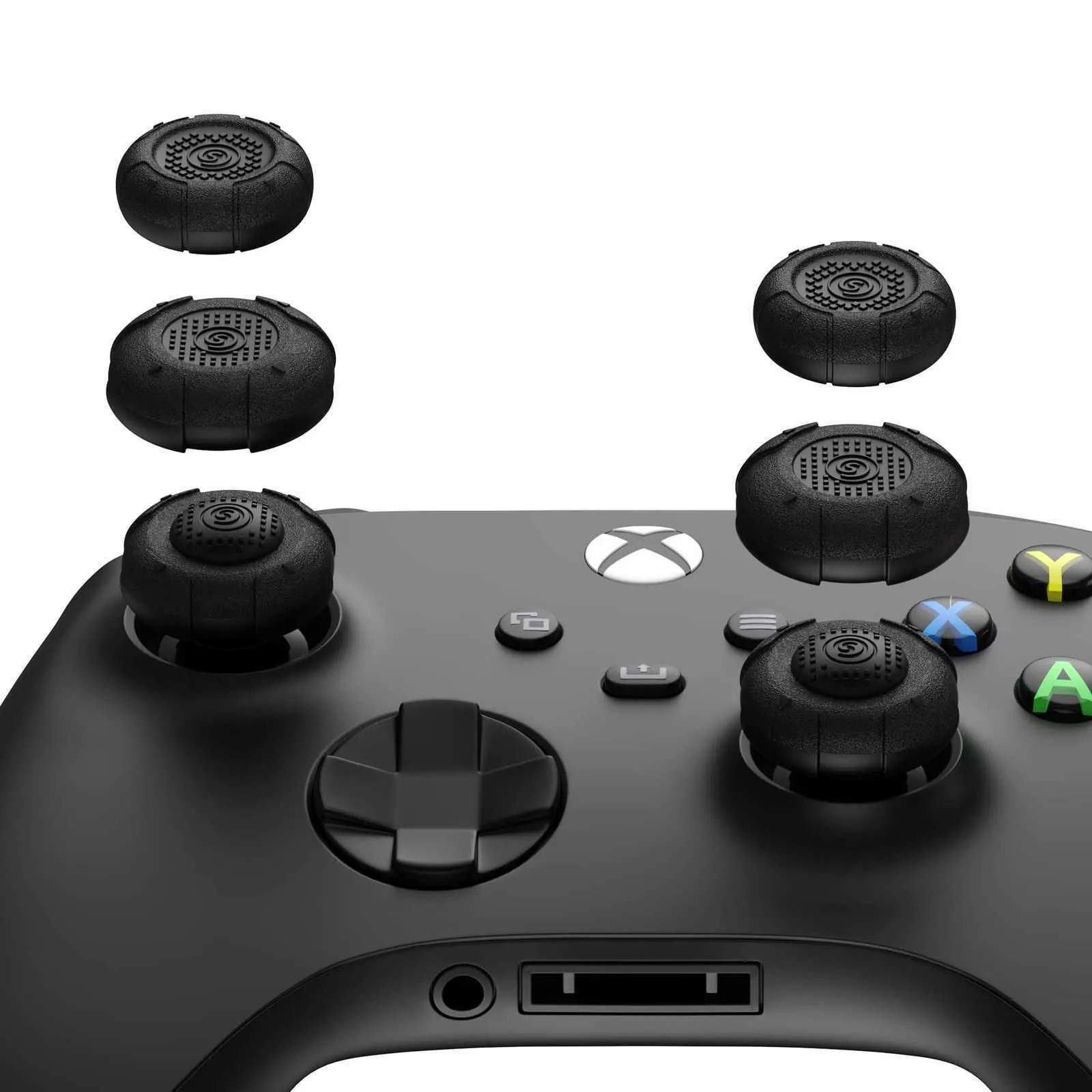 GeekShare-Tapas de agarre de pulgar para Xbox One/Xbox Series X, 6 piezas, tapas de Joystick, 3 pares de silicona