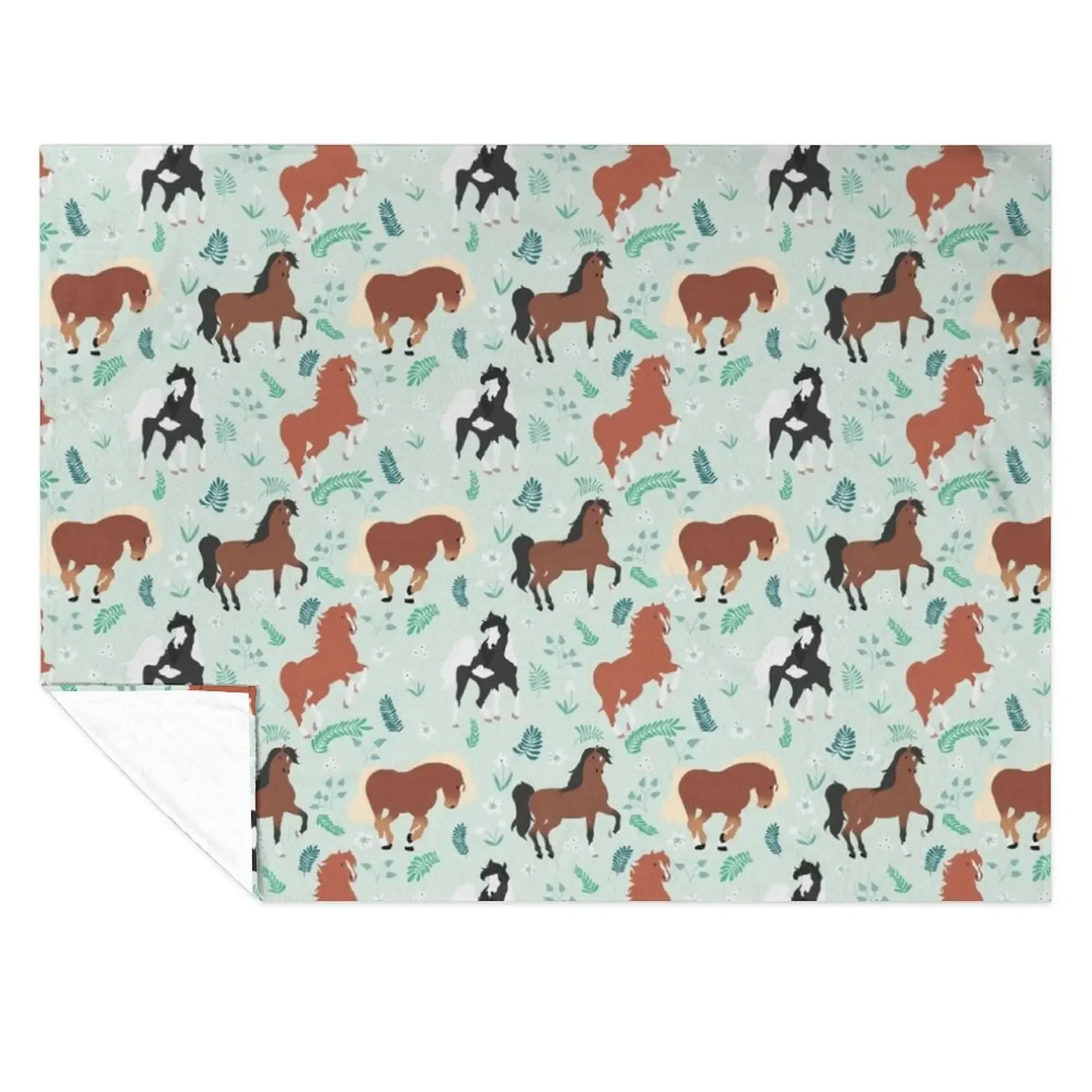 

Horse pattern v02 Throw Blanket sofa bed Extra Large Throw heavy to sleep Beach Blankets