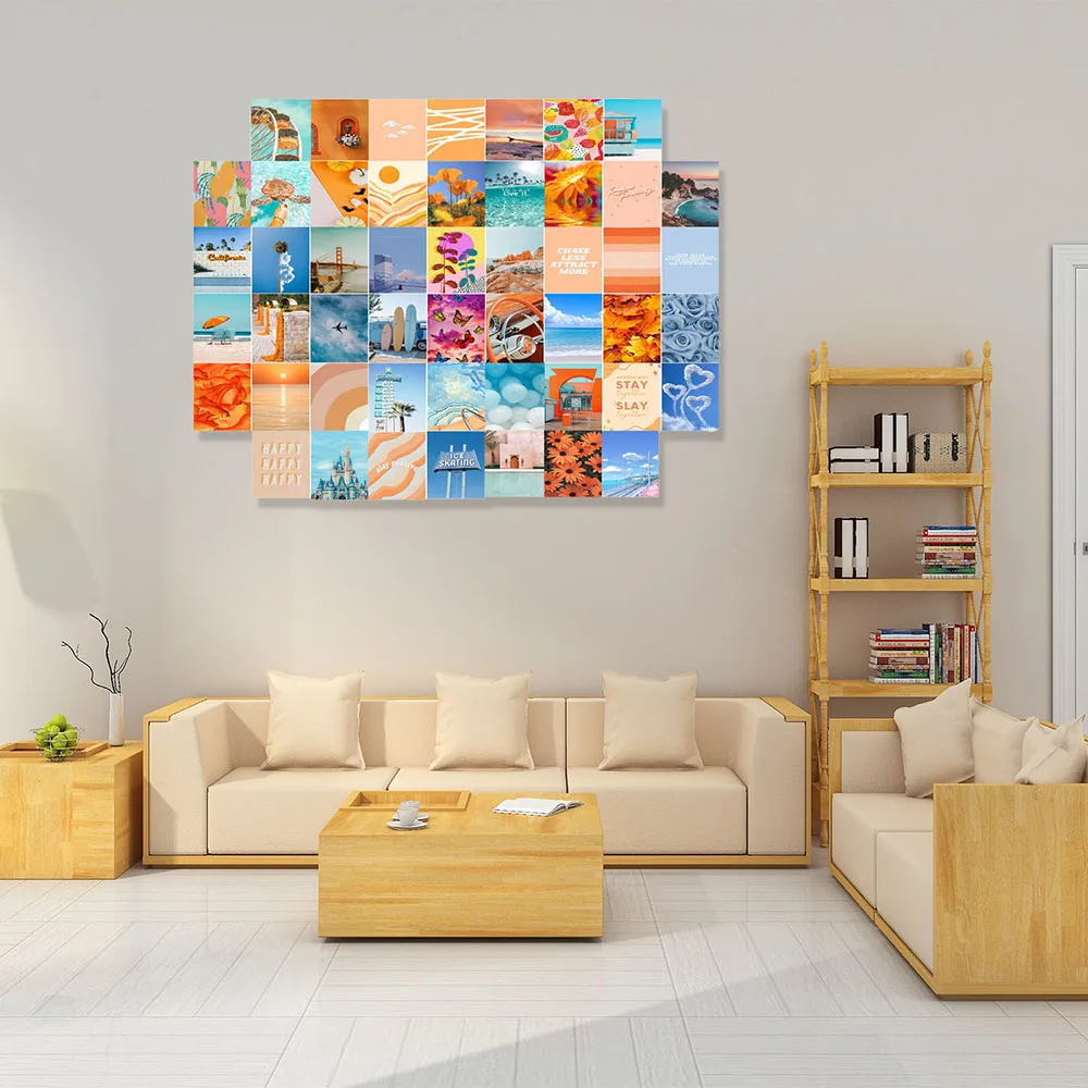 بطاقة بريدية صور الفن التصويري مجموعة جدار مجموعة الفن التصويري Exqusite الجمالية الملصقات ديكور غرفة نوم