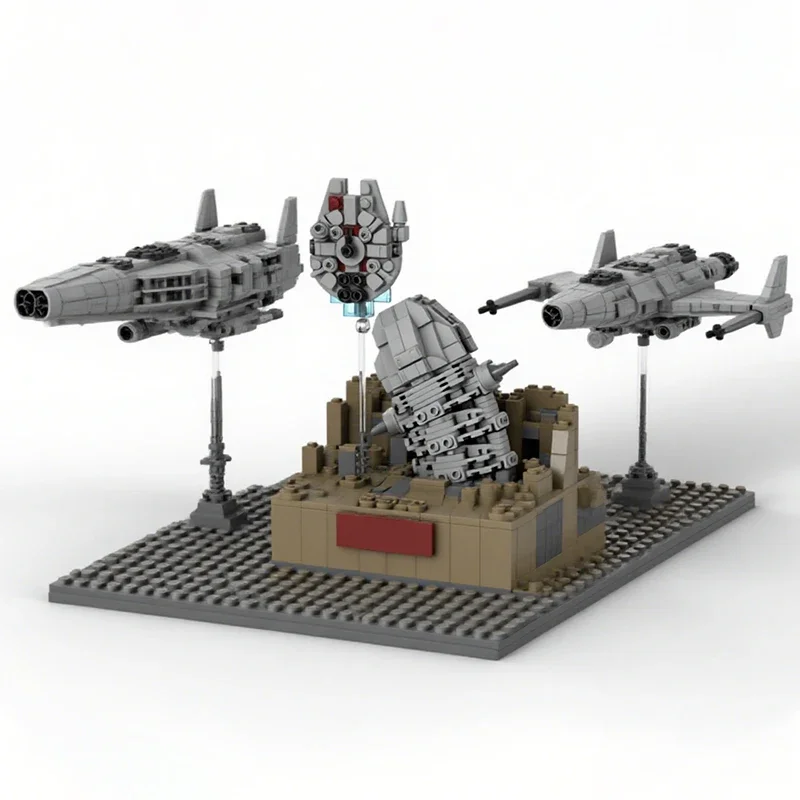 

671pcs MOC Episode 5 Micro Asteroid Worm Star Battle Building Blocks Christmas Gift Idea Asy-to-Start Beginner Friendly Kit