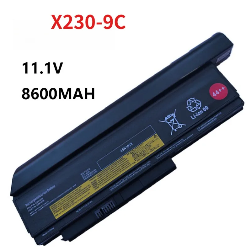 جديد استبدال بطارية الكمبيوتر المحمول X230 8600mAh 5200mAh لينوفو ثينك باد X230 X230I X230S 45N1024 45N1029 45N1028 45N1022 45N1021