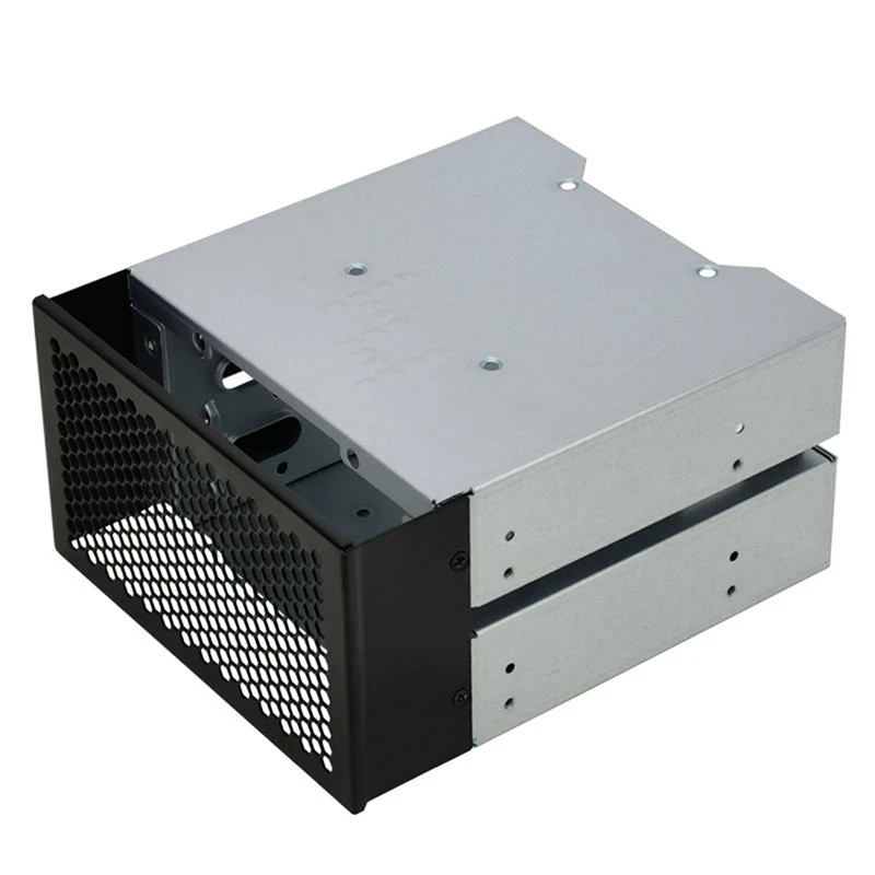 3.5 a 5.25 gaiola de disco rígido rack suporte de disco rígido suporte de três discos para caixa de disco rígido expansão de armazenamento de computador