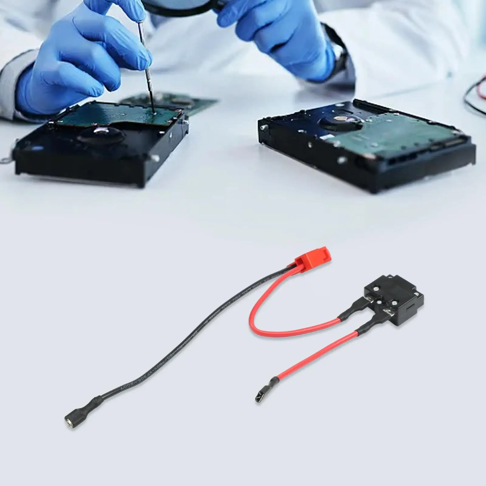 

6V 12V Battery Wire Harness with Fuse for Children's For Electric RideOn Toys Compatible with Various Models and Chargers