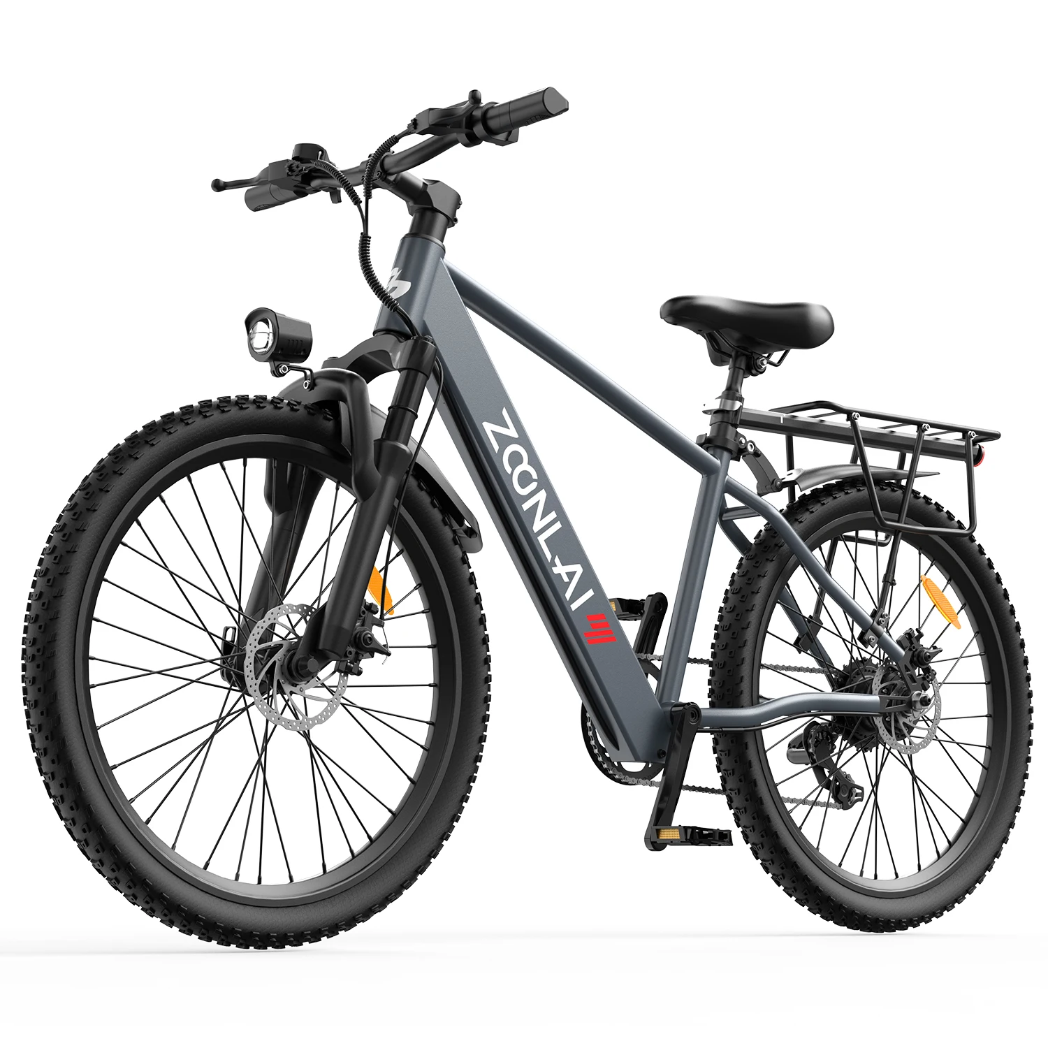 

Local Warehouse L24 Adult Ebike Peak 500W Battery Commuter Electric Bicycle 24*1.95’’ Tire Front Suspension E-bike