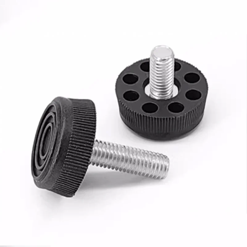 Adjustable Steel Furniture Legs Anti-slip Base Table Cabinet Leg Pad Feet Leveler M8 Screw Metal Furniture Foot