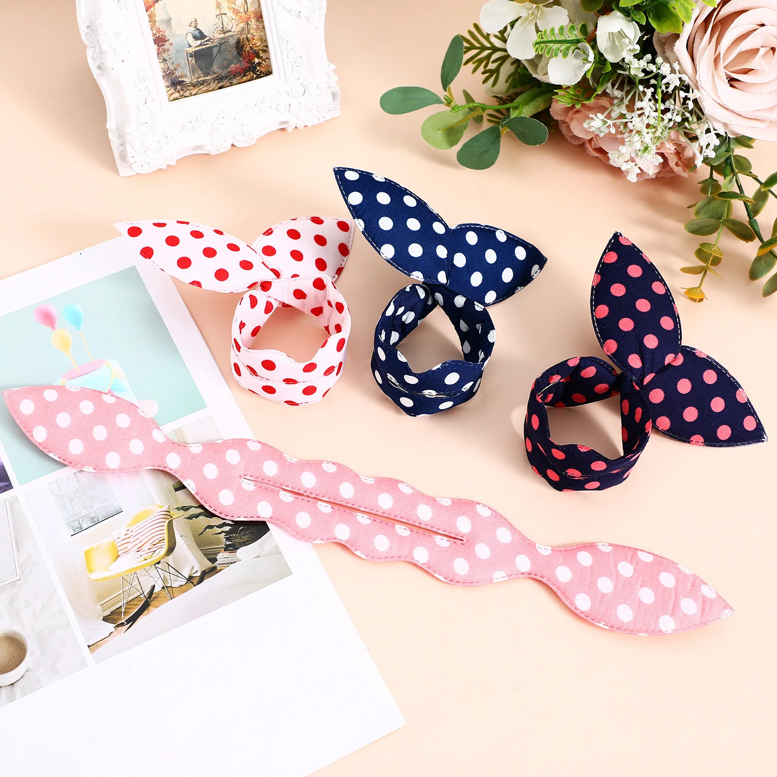 

4 pcs Maker Tools For Long Thin Hair Soft Sponge Polyester Lazy Curler Stylish Bun Roller For Weddings Parties Twist Clips