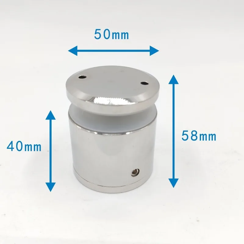 Precision Cast 304 Solid Glass Decorative Screw Stair Handrail Wall Mount Fastener Glass Railing Fixing Stud
