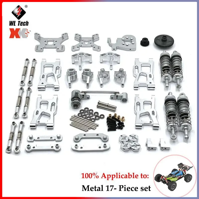 Suitable for WLToys 1:12 1:14 1:18 RC Car Accessories 124016 124017 124018 124019 144001 A959 and Other Metal Upgrade Wheels