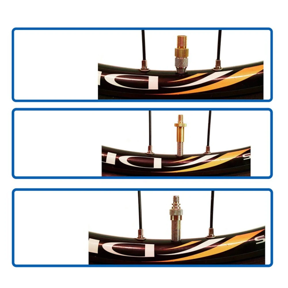 4Pcs Bicycle Valve Adapter Sv Av Dv Bicycle Pump Ball Pump Needle