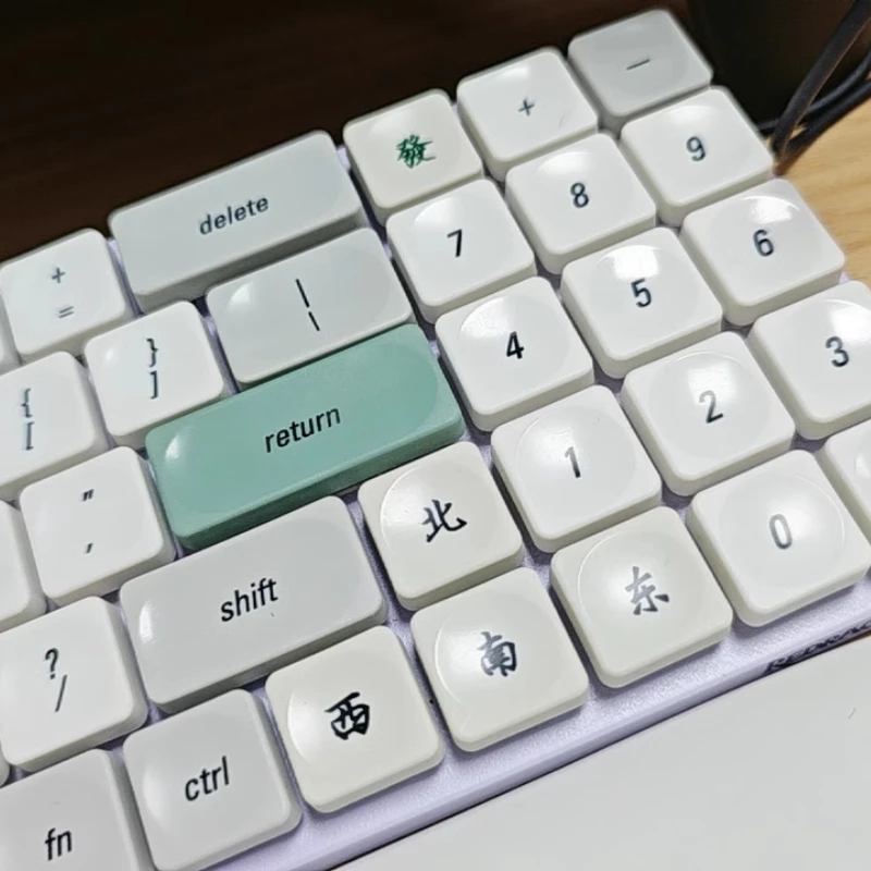 No Moment ultrathin Keycap Mechanical Keyboard Low Axis Keycaps MX /Choc V1 Axis Key Caps Customized Simple White Point Keycaps