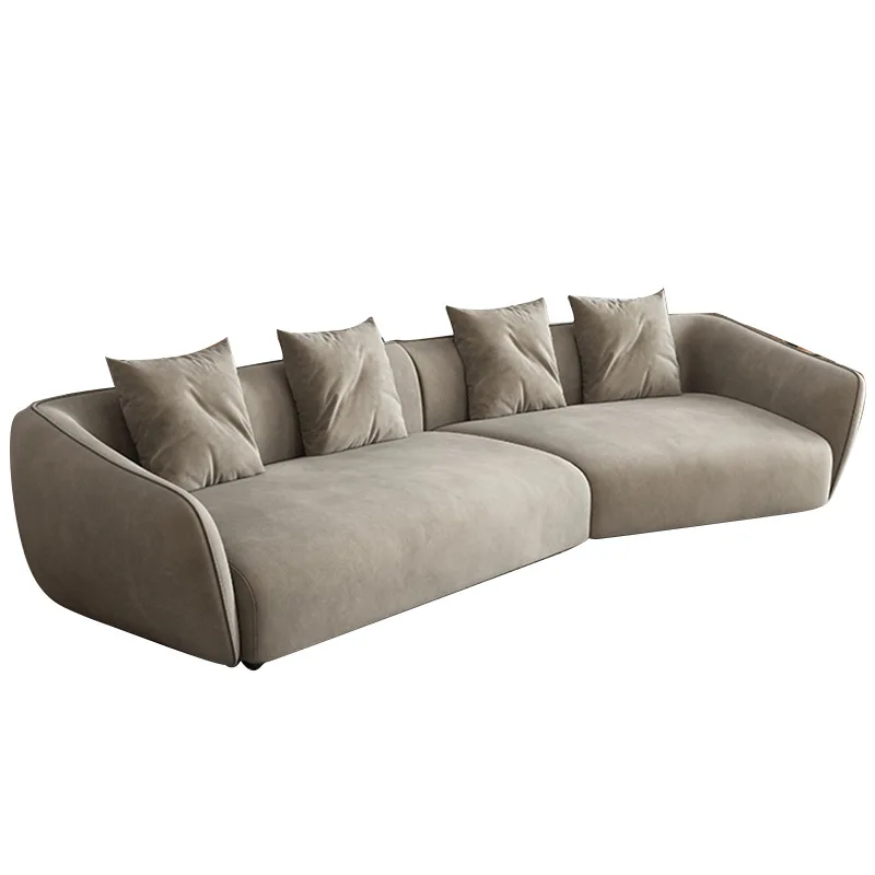 

Modern minimalist fabric sofa