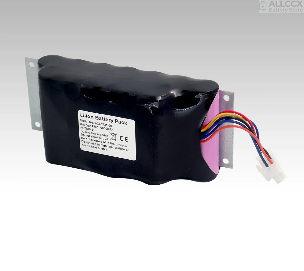 ALLCCX 14.8V 6600mAh Medical Replacement Battery for ZOLL 703-0731-00 Z vent 7 EMV+ 731 EagleII Ventilator AEV 731 Series