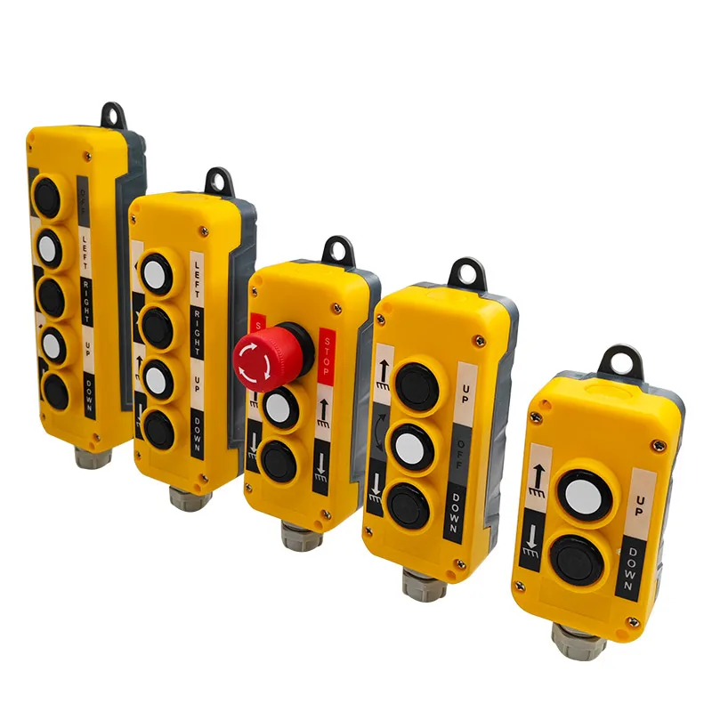 IP65 Waterproof Car Tail Lift Switch COP Series Crane Control Handle TNHA1-T281 T381 T481 Push Button Switch